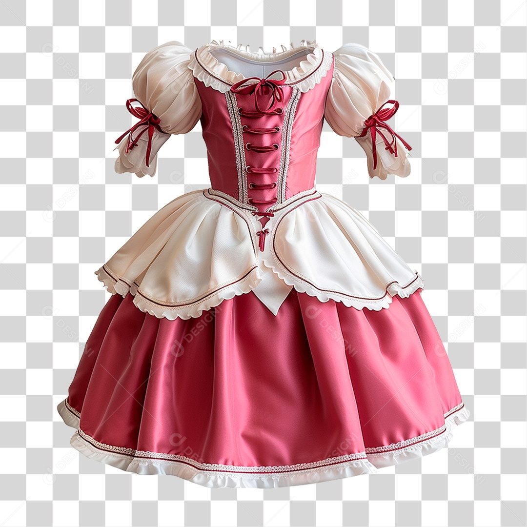 Vestido Infantil PNG Transparente