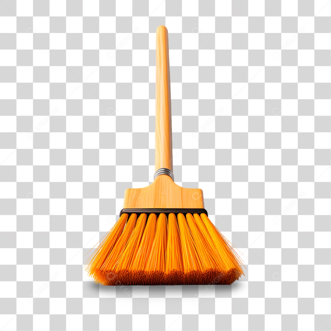 Vassoura de Palha PNG Transparente
