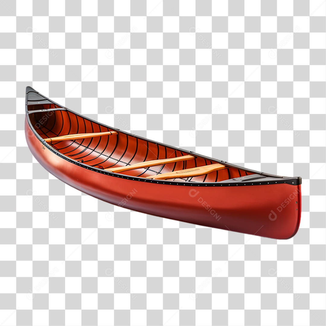 Canoa de Madeira PNG Transparente