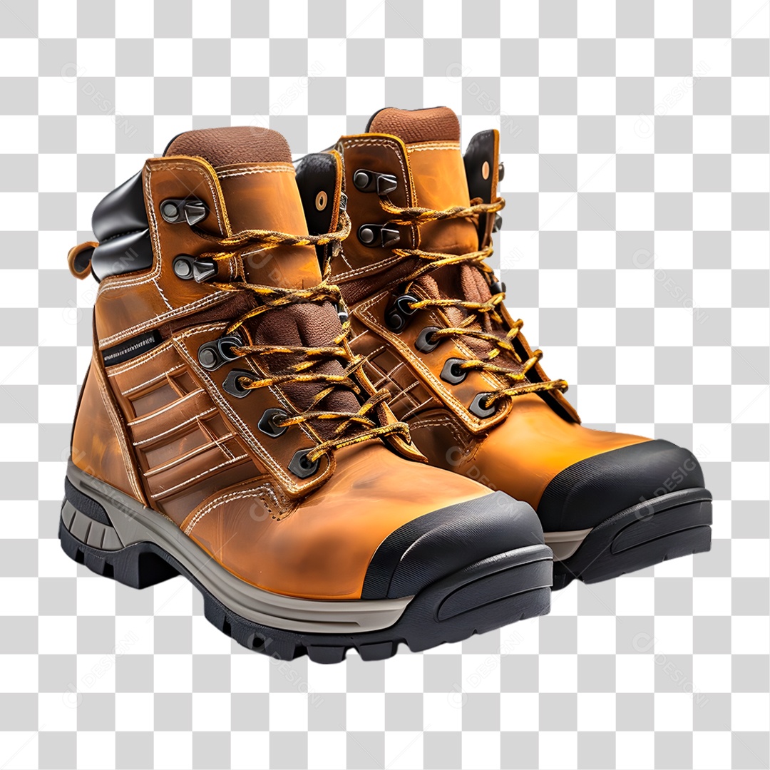 Bota de Couro  PNG Transparente