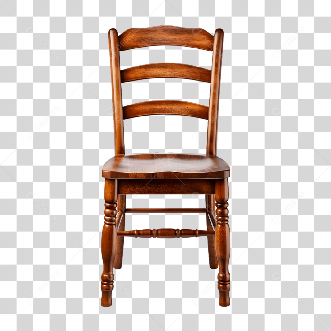 Cadeira de Madeira PNG Transparente