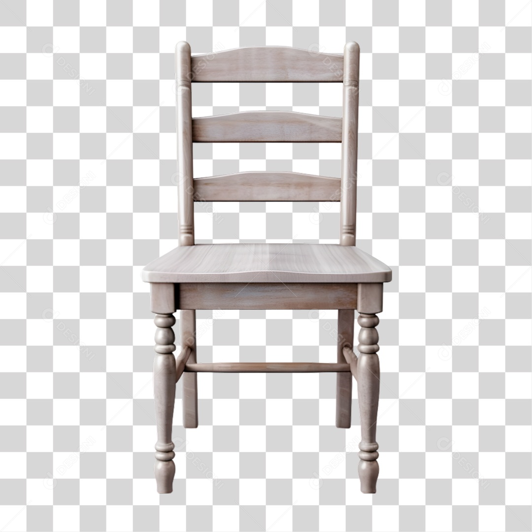 Cadeira de Madeira PNG Transparente