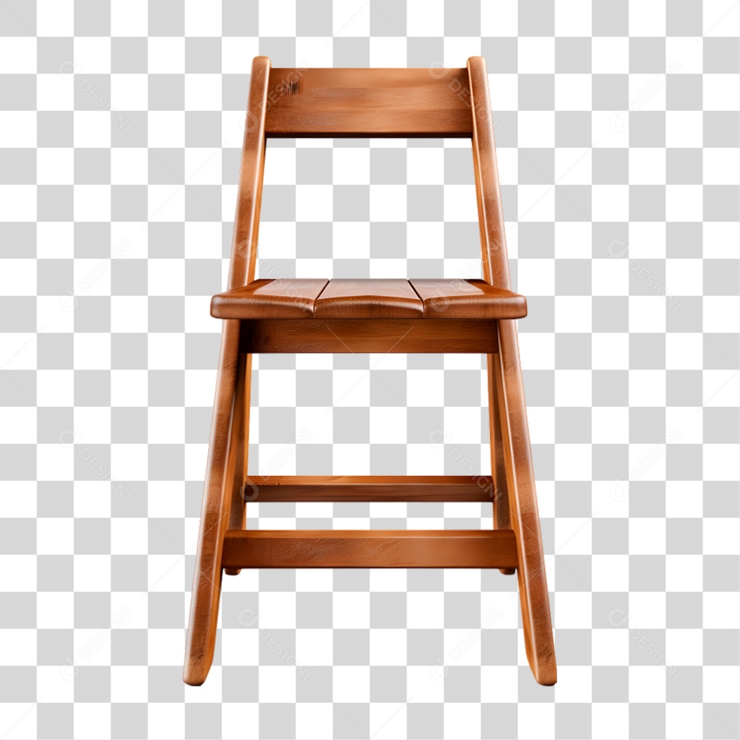 Cadeira de Madeira PNG Transparente