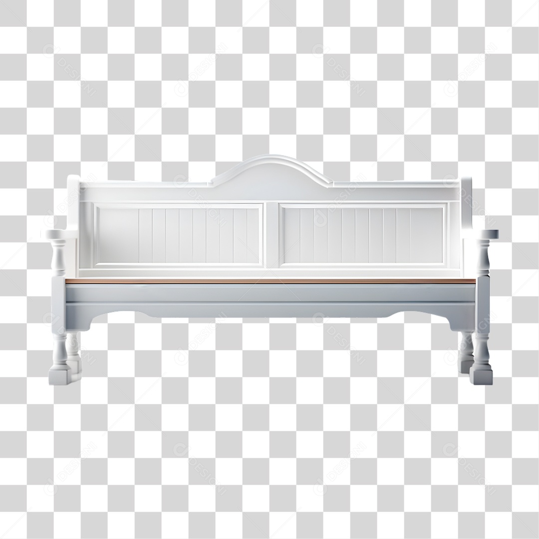 Banco de Madeira PNG Transparente