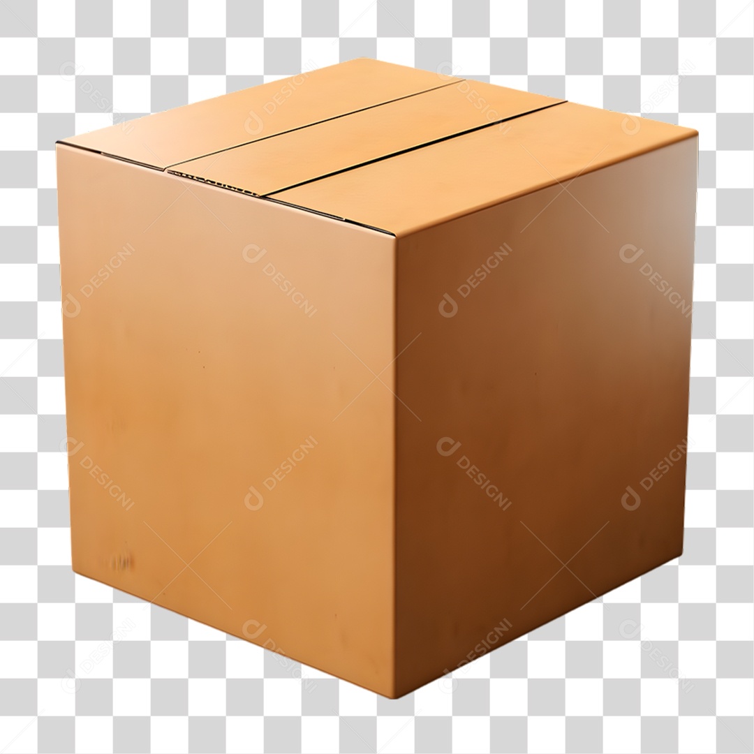 Caixa de Papelão PNG Transparente