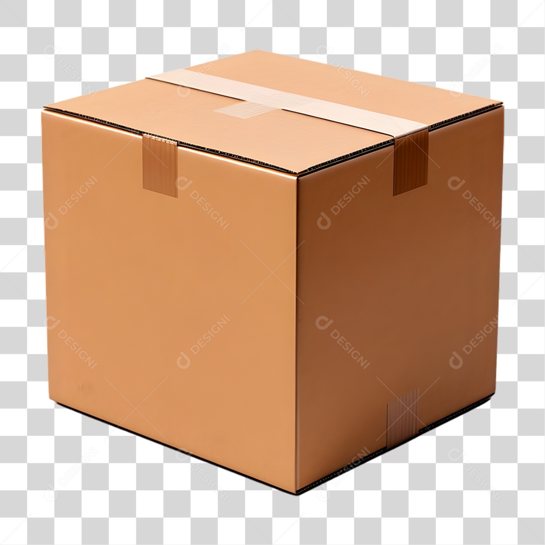 Caixa de Papelão PNG Transparente