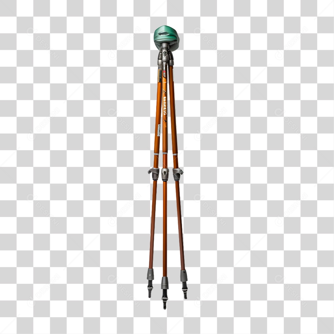 Tripé de Madeira PNG Transparente