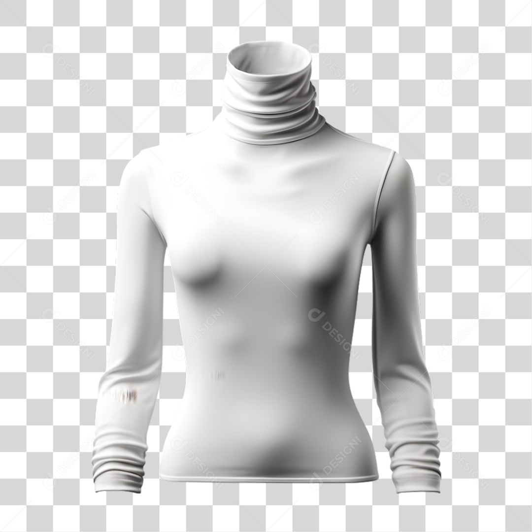 Camiseta de Manga Comprida PNG Transparente