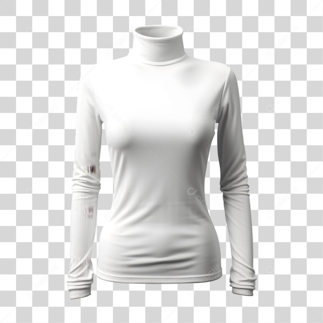 Camiseta de Manga Comprida PNG Transparente