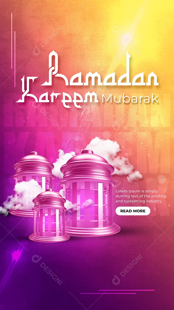 Ramadan Kareem PSD Editável