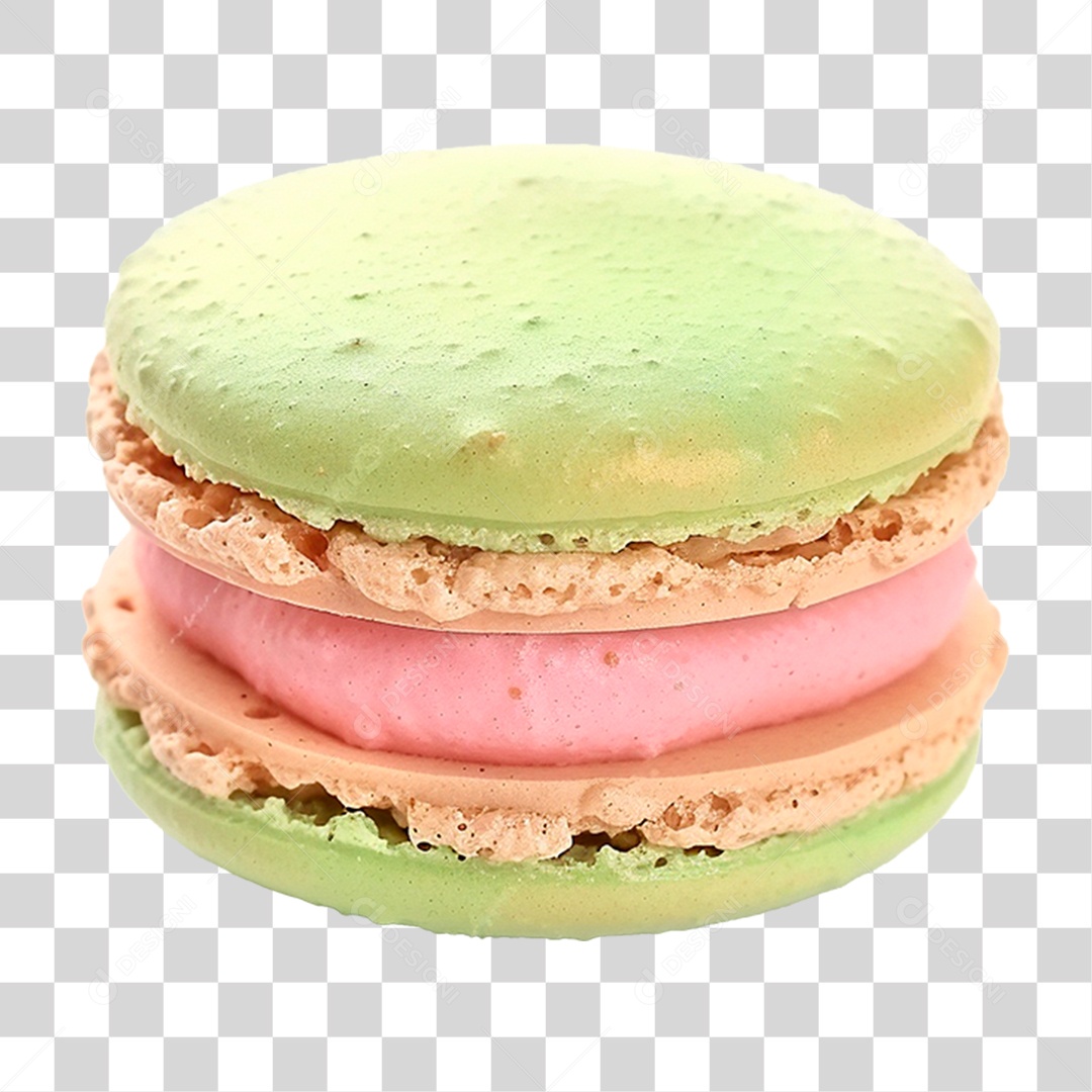 Doce Macarons PNG Transparente