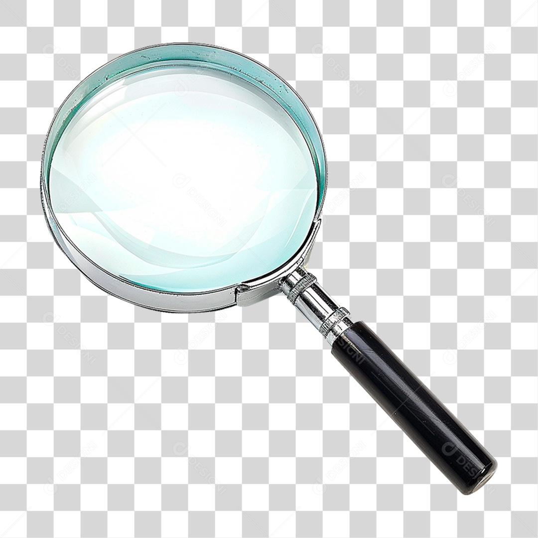 Lupa Metálica PNG Transparente