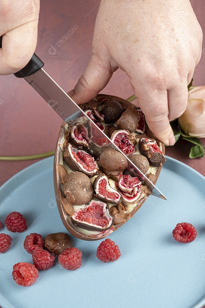 Ovos de páscoa com franui