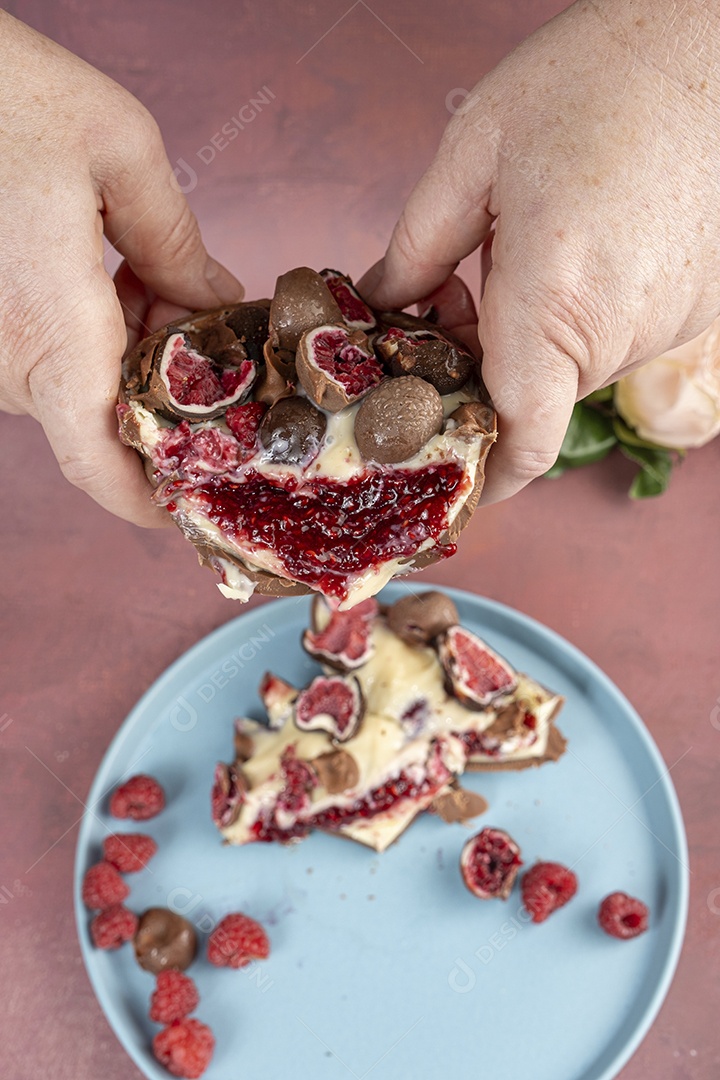 Ovos de páscoa com franui