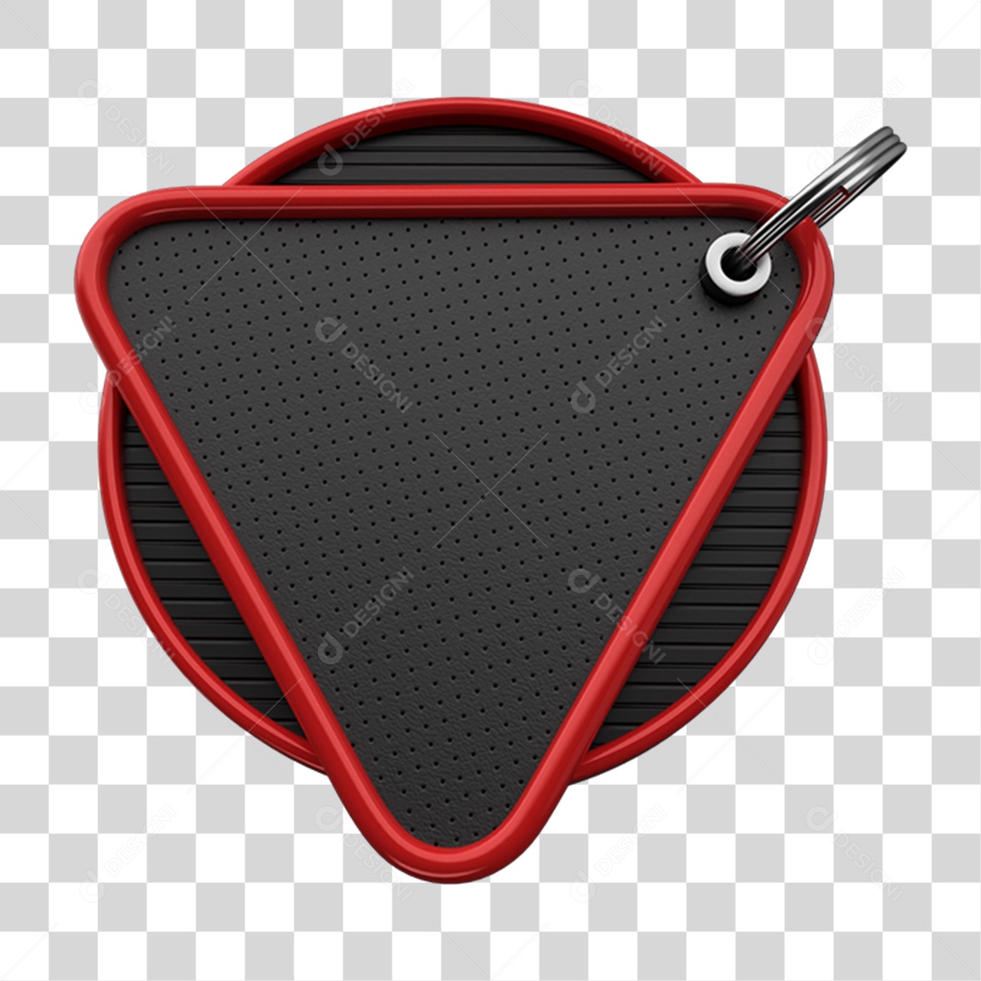 Elemento 3D Escudo Brasão PNG Transparente