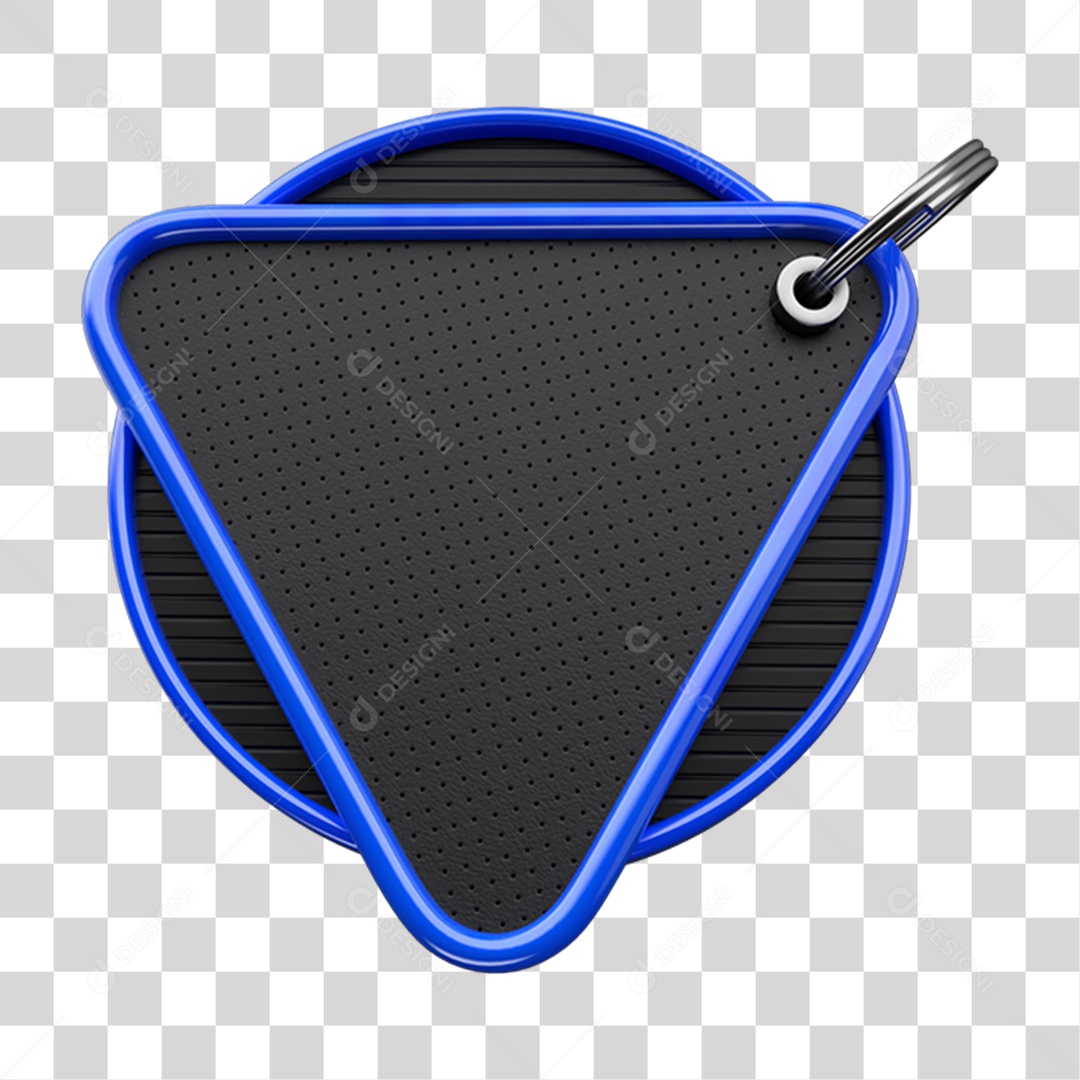 Elemento 3D Escudo Brasão PNG Transparente