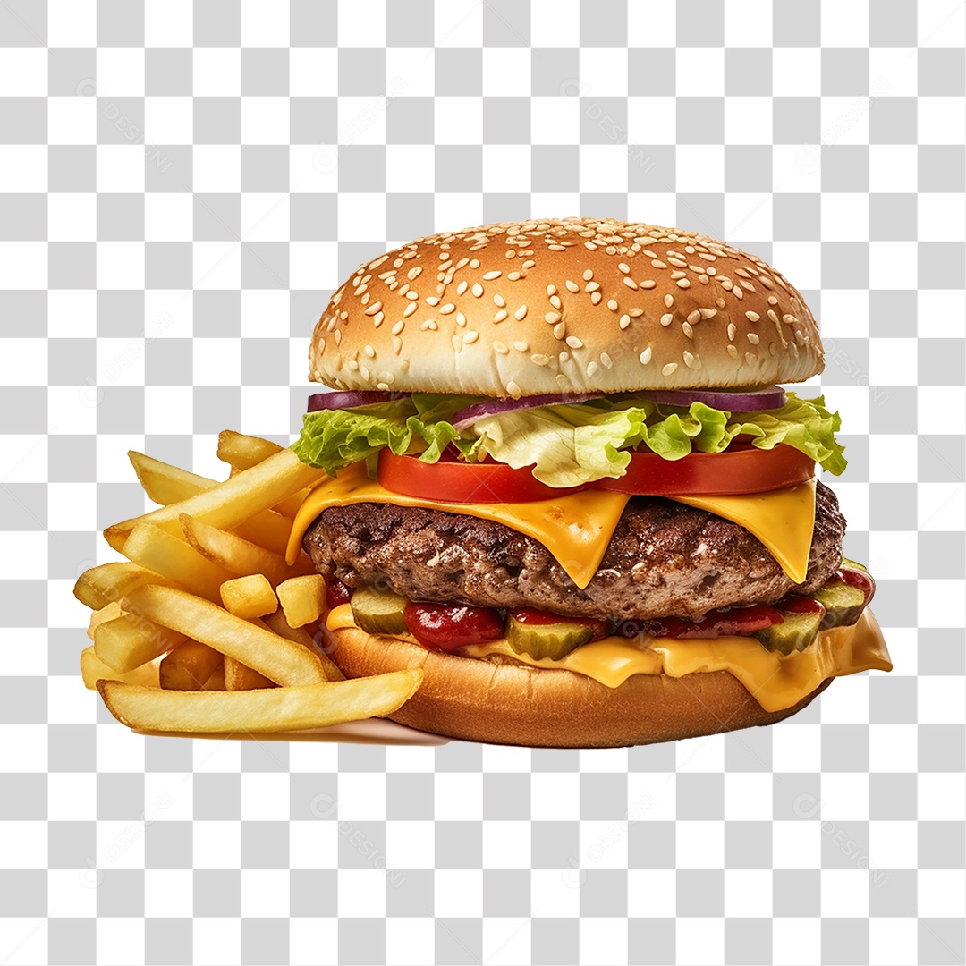 Hambúrguer Lanche Sanduiche PNG Transparente