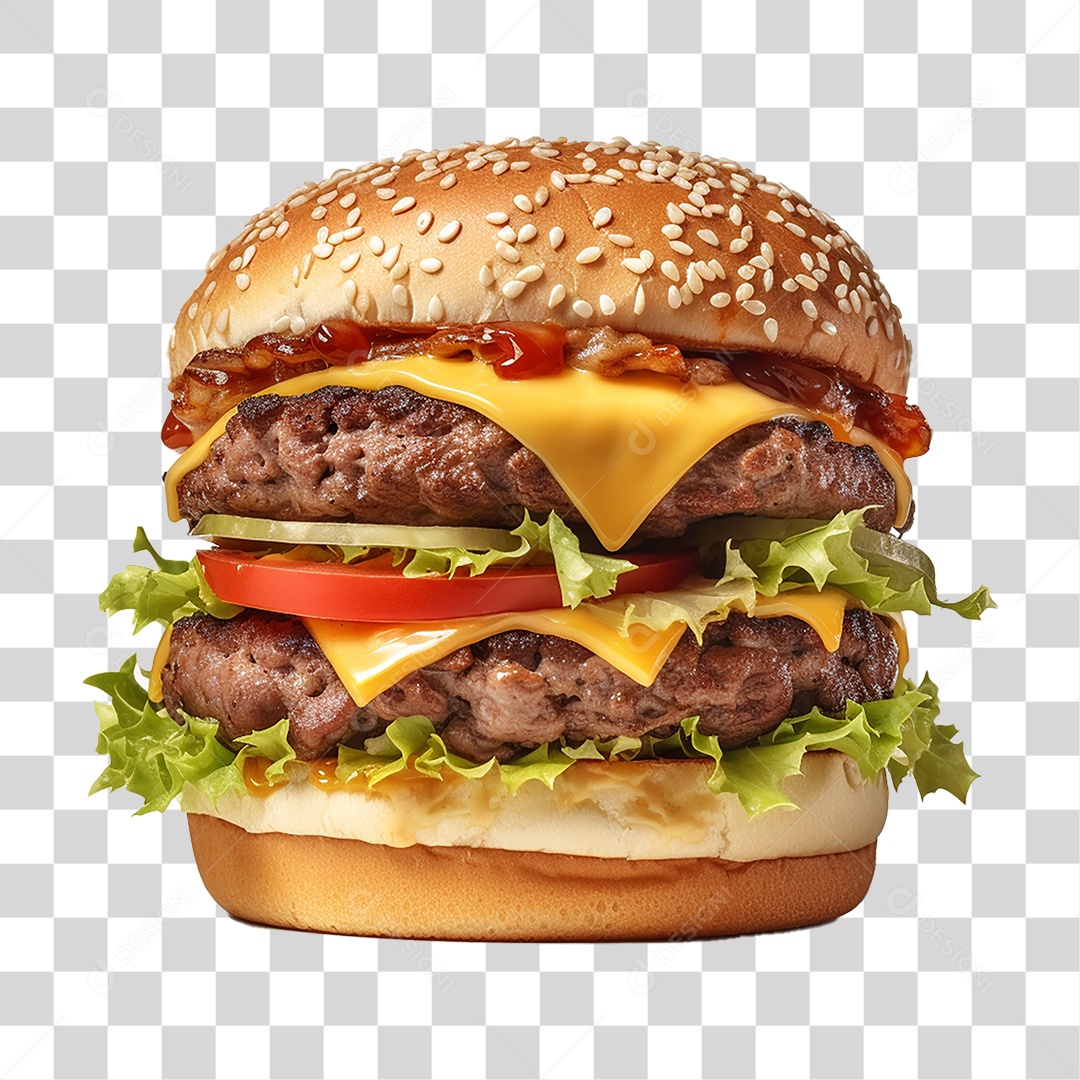 Hambúrguer Lanche Sanduiche PNG Transparente