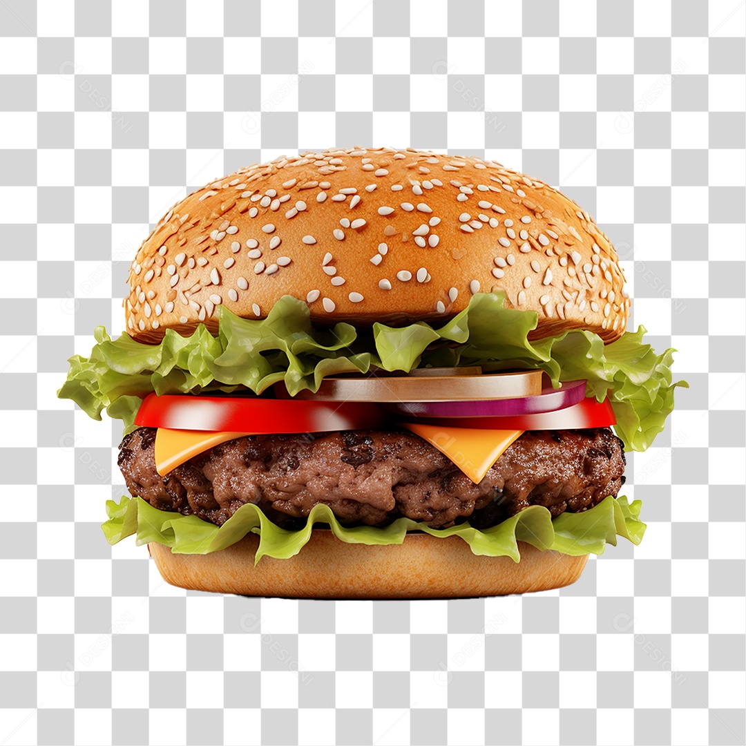 Hambúrguer Lanche Sanduiche PNG Transparente