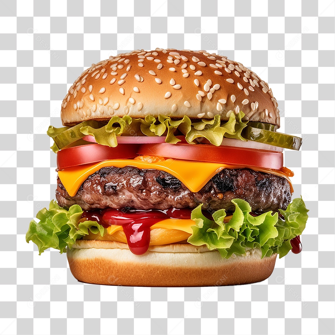 Hambúrguer Lanche Sanduiche PNG Transparente