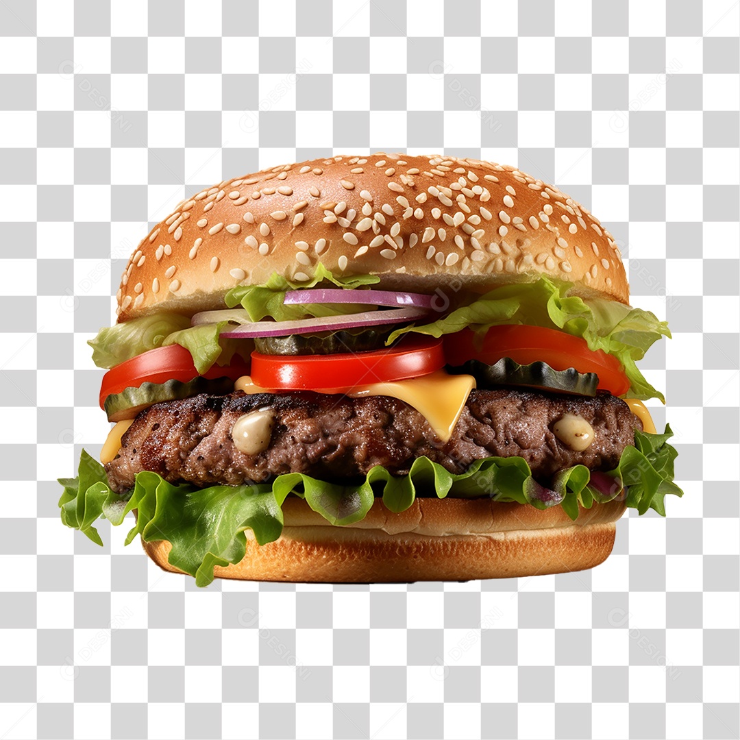 Hambúrguer Lanche Sanduiche PNG Transparente