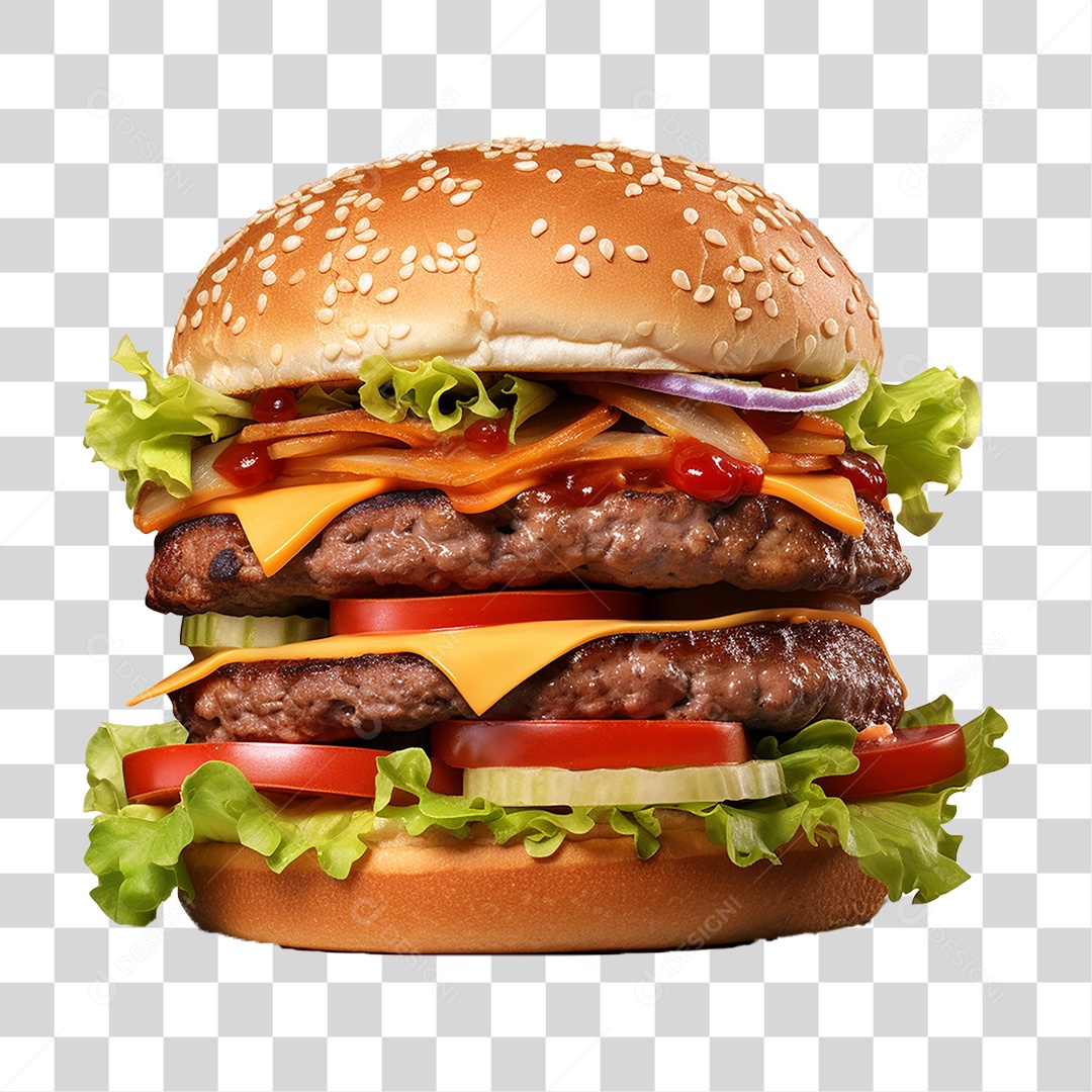 Hambúrguer Lanche Sanduiche PNG Transparente