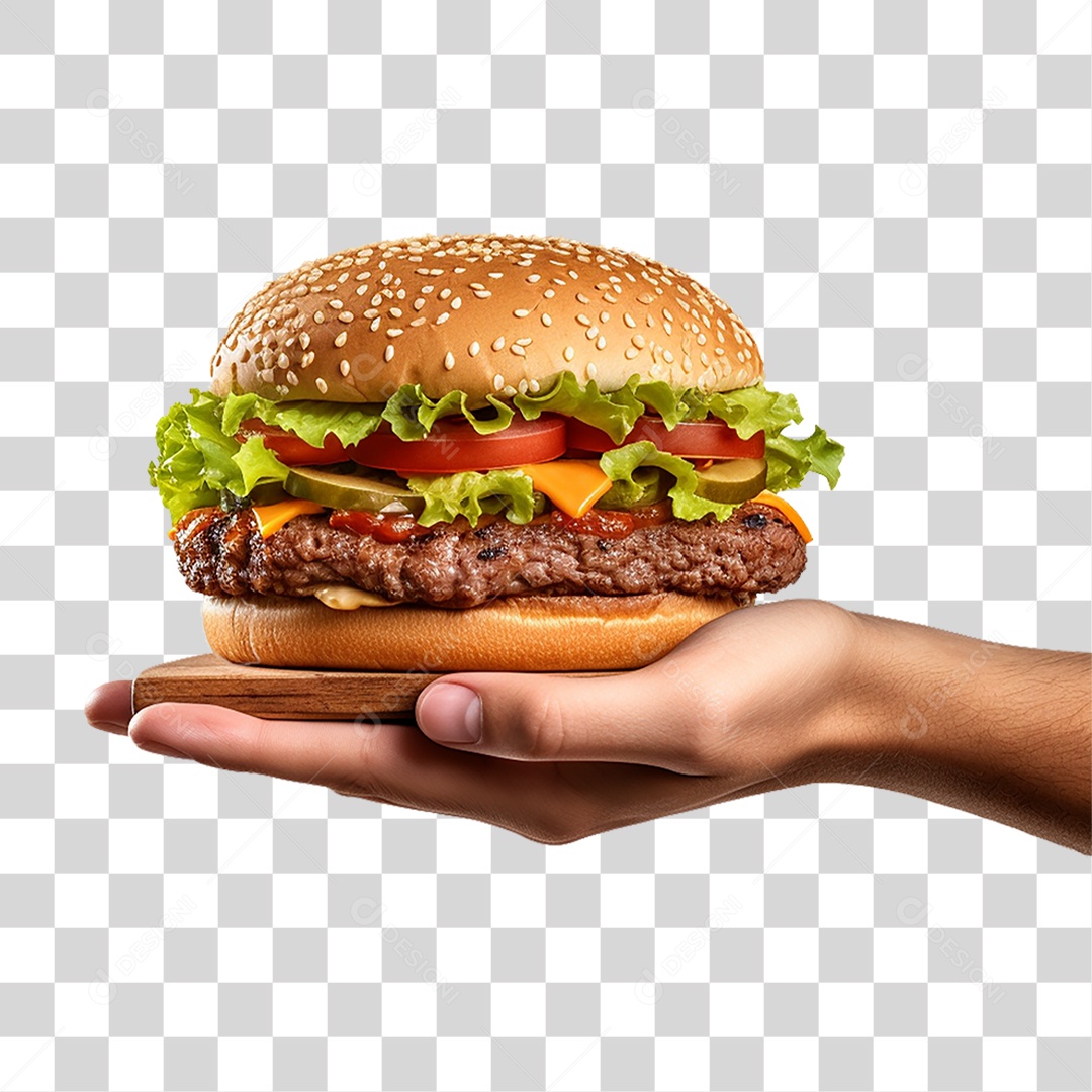 Hambúrguer Lanche Sanduiche PNG Transparente