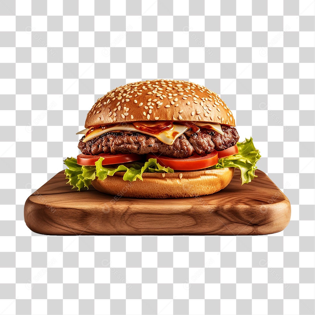 Hambúrguer Lanche Sanduiche PNG Transparente