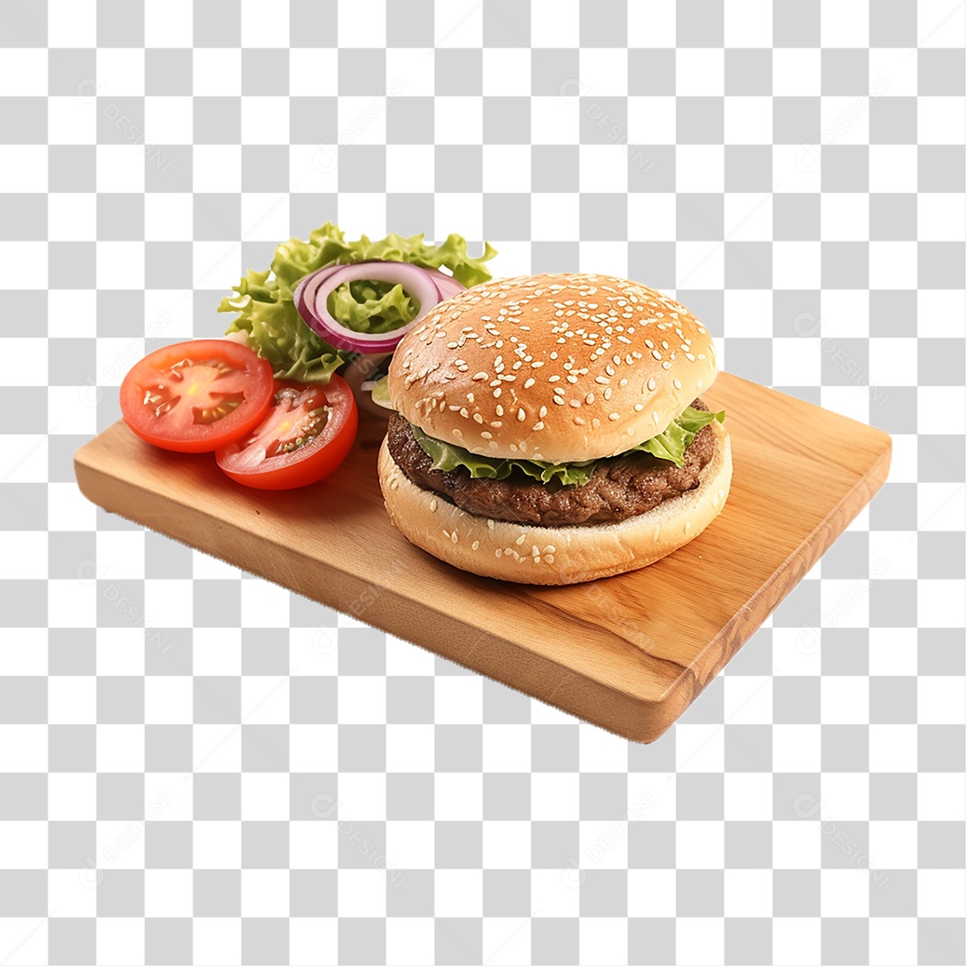 Hambúrguer Lanche Sanduiche PNG Transparente