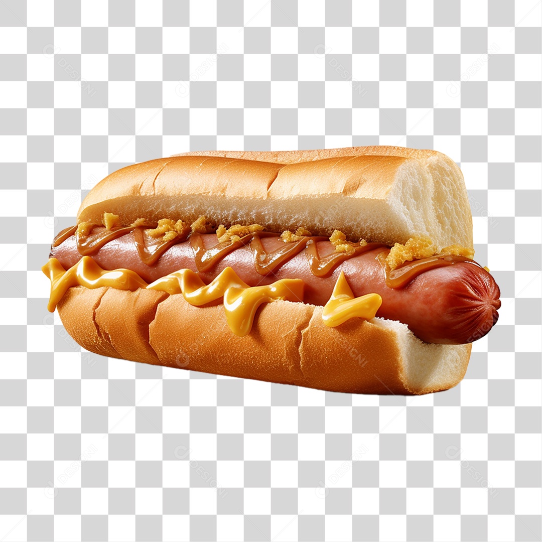 Hot-Dog Lanche PNG Transparente