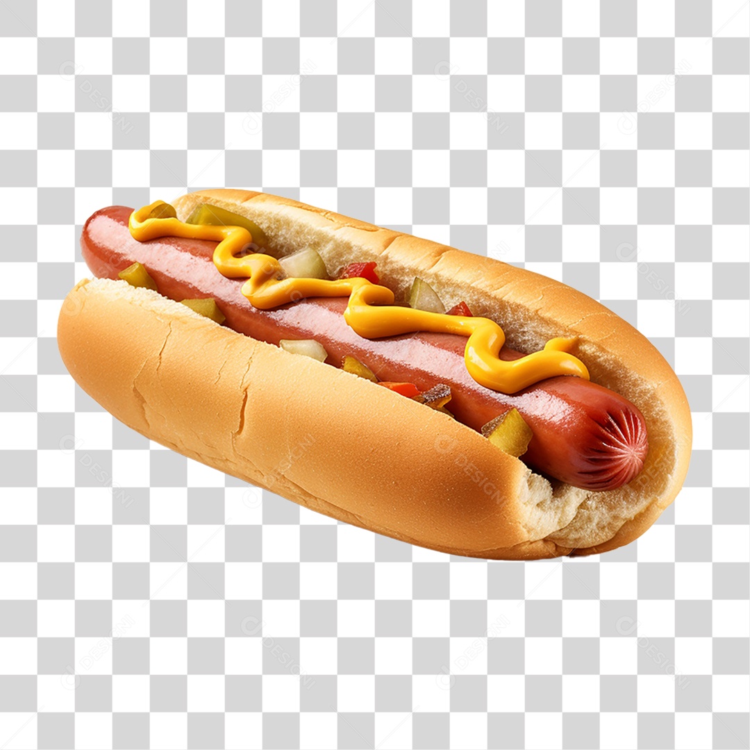 Hot-Dog Lanche PNG Transparente