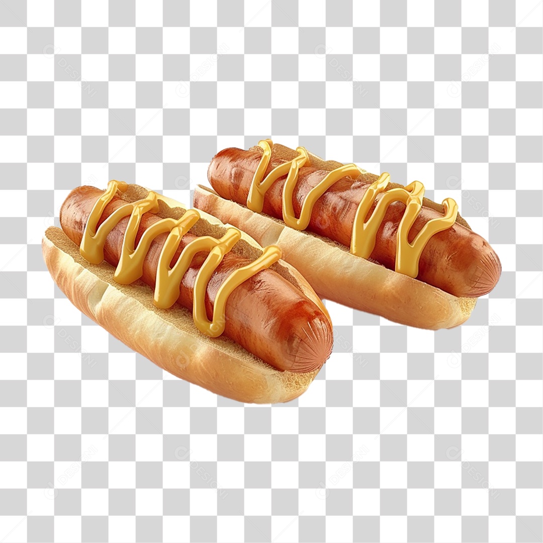 Hot-Dog Lanche PNG Transparente