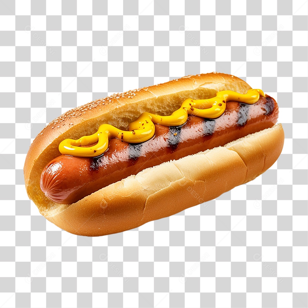 Hot-Dog Lanche PNG Transparente