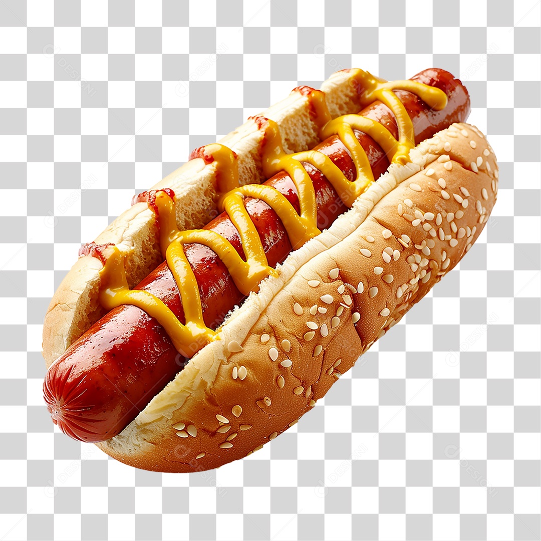 Hot-Dog Lanche PNG Transparente