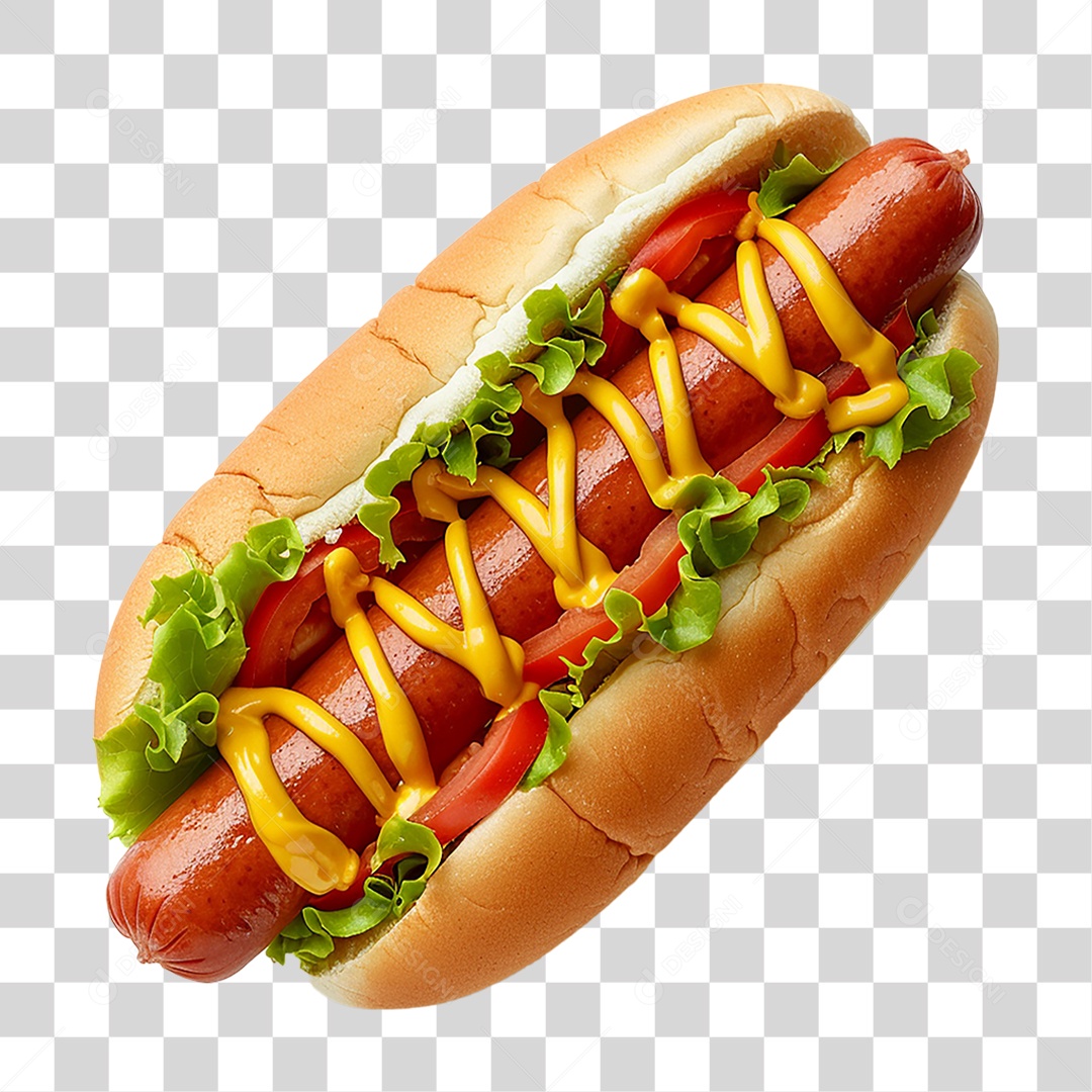 Hot-Dog Lanche PNG Transparente