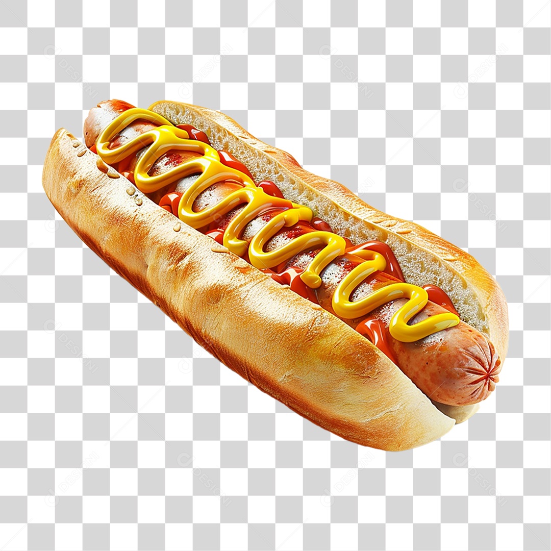 Hot-Dog Lanche PNG Transparente