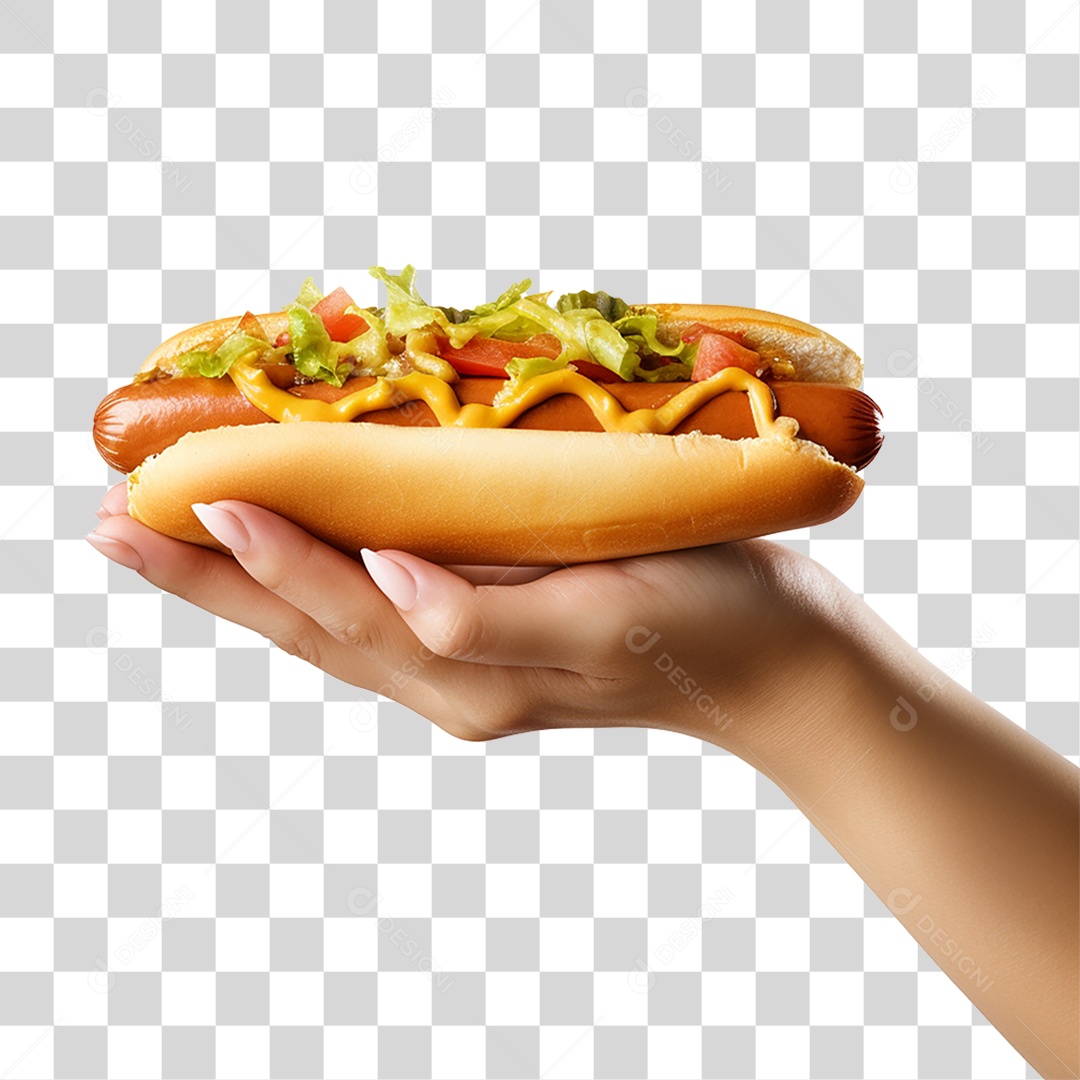 Hot-Dog Lanche PNG Transparente