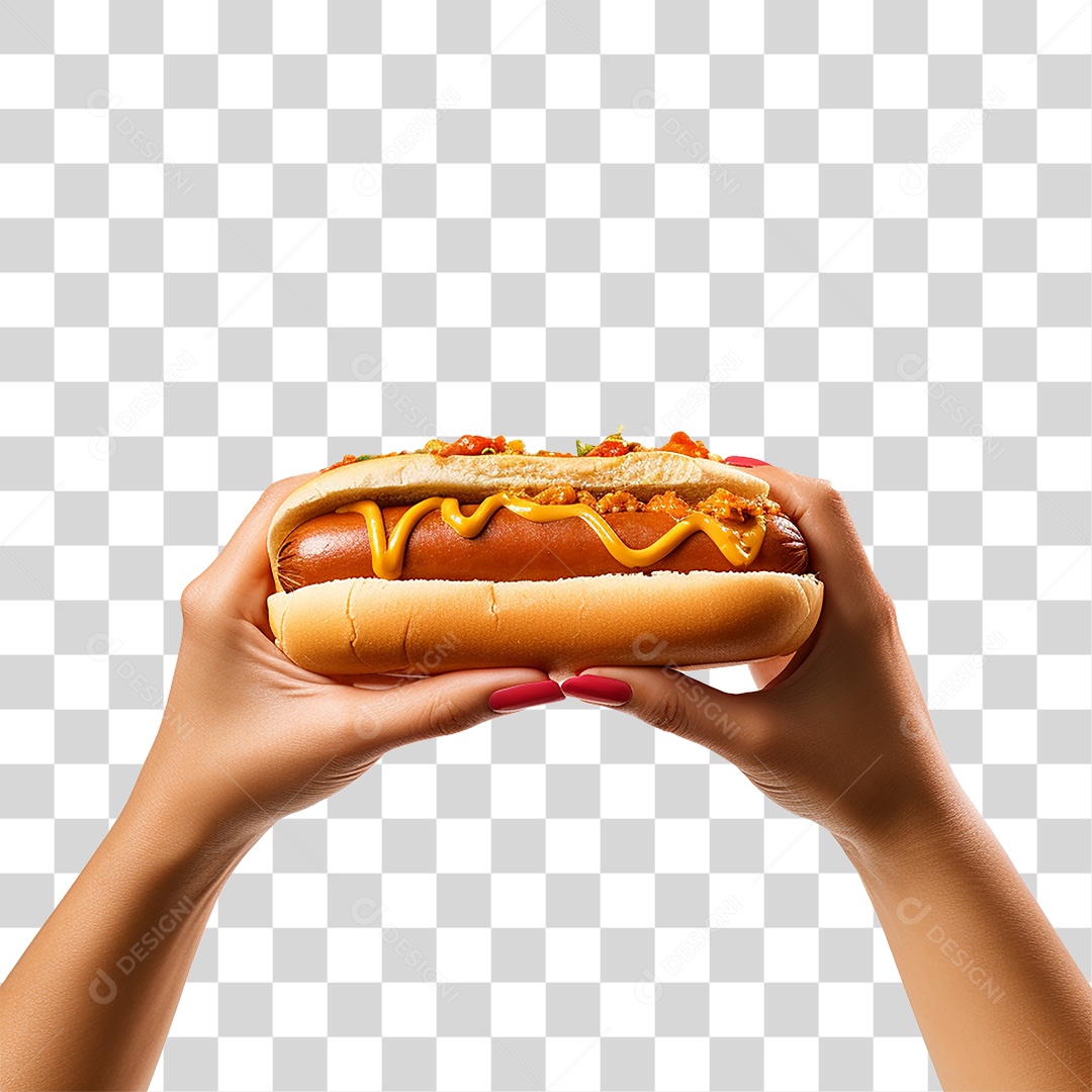 Hot-Dog Lanche PNG Transparente