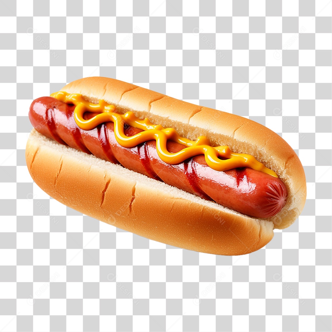 Hot-Dog Lanche PNG Transparente