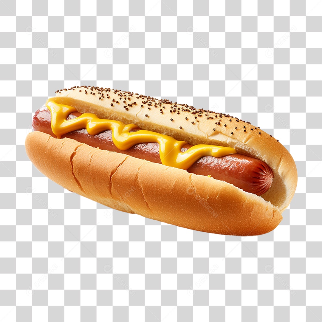 Hot-Dog Lanche PNG Transparente