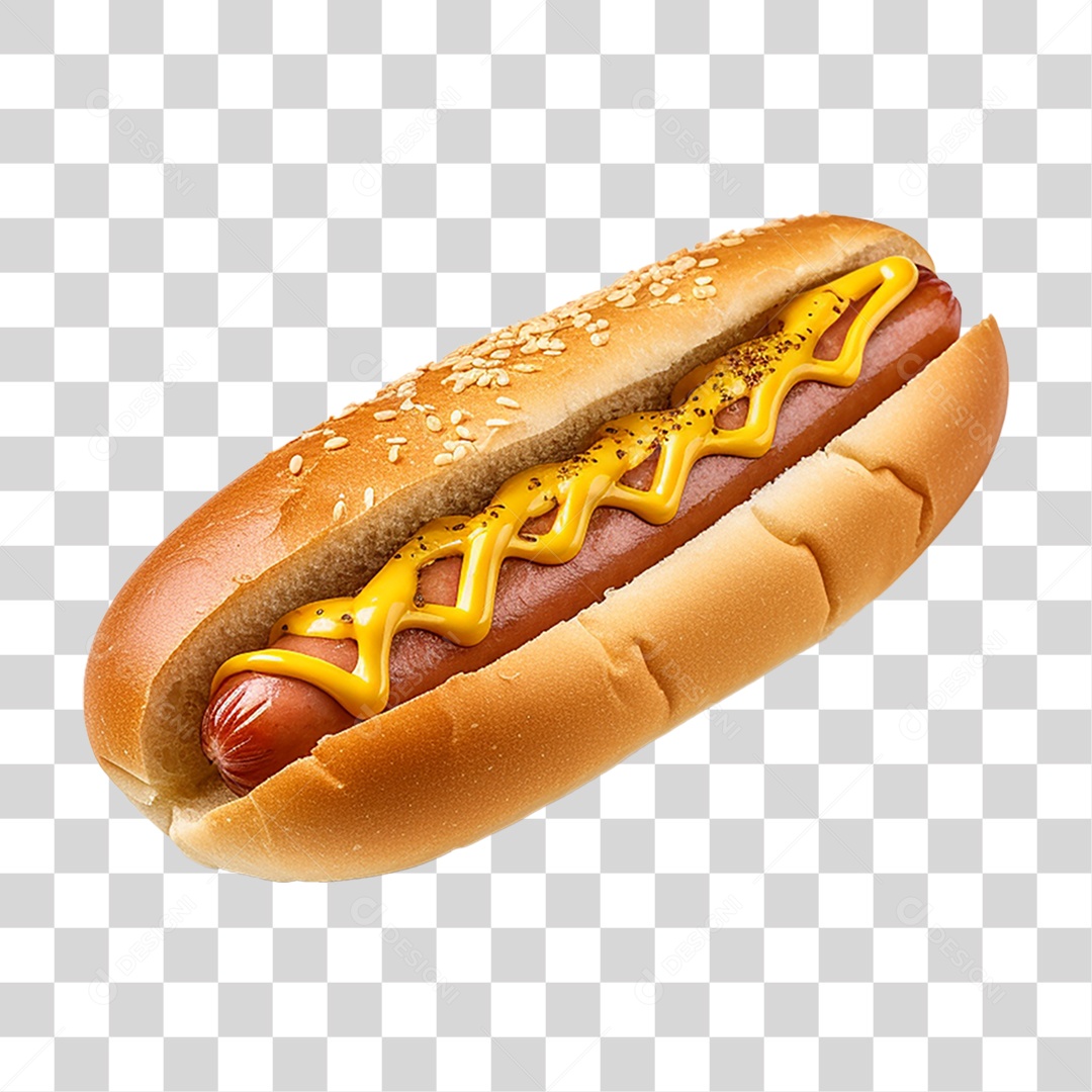 Hot-Dog Lanche PNG Transparente