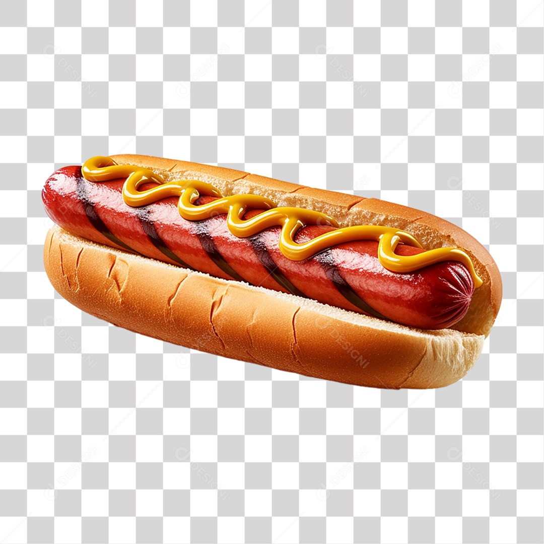 Hot-Dog Lanche PNG Transparente