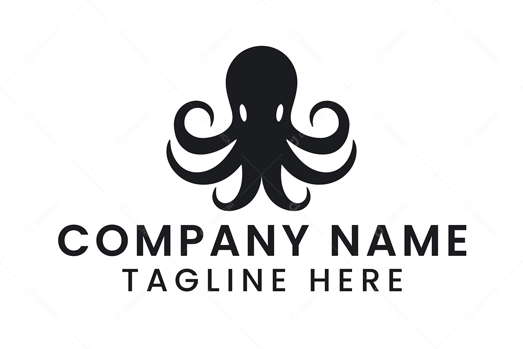 Modelo de Logotipo PNG + AI Editável