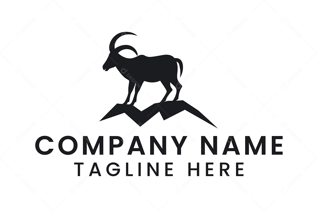 Modelo de Logotipo PNG + AI Editável