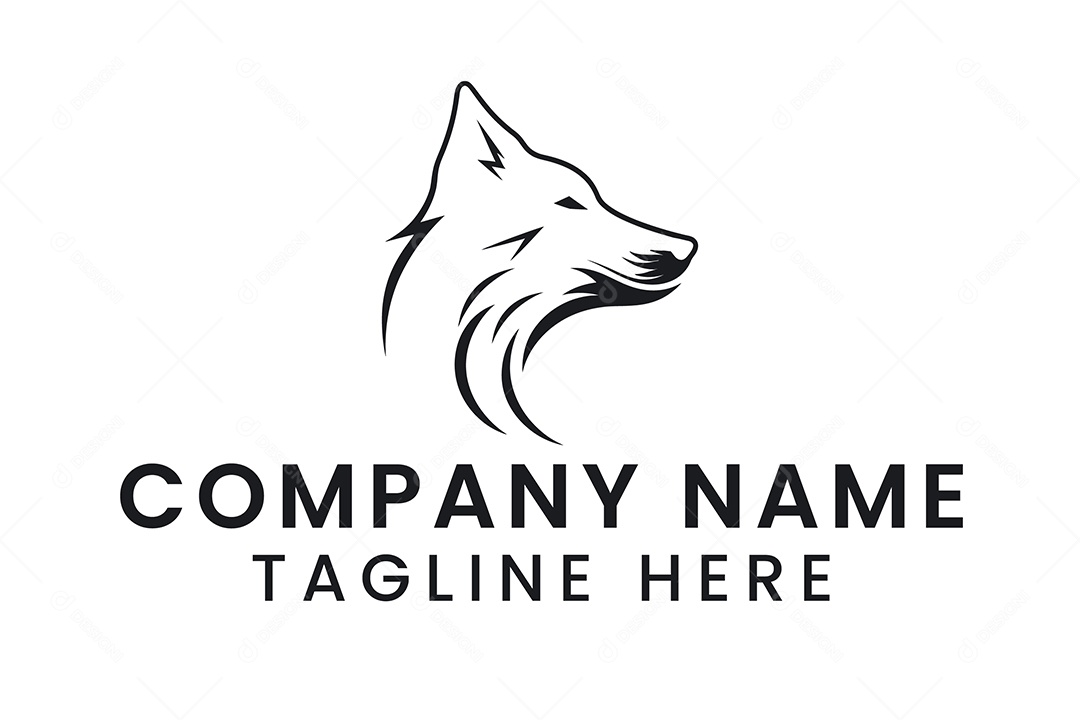 Modelo de Logotipo PNG + AI Editável