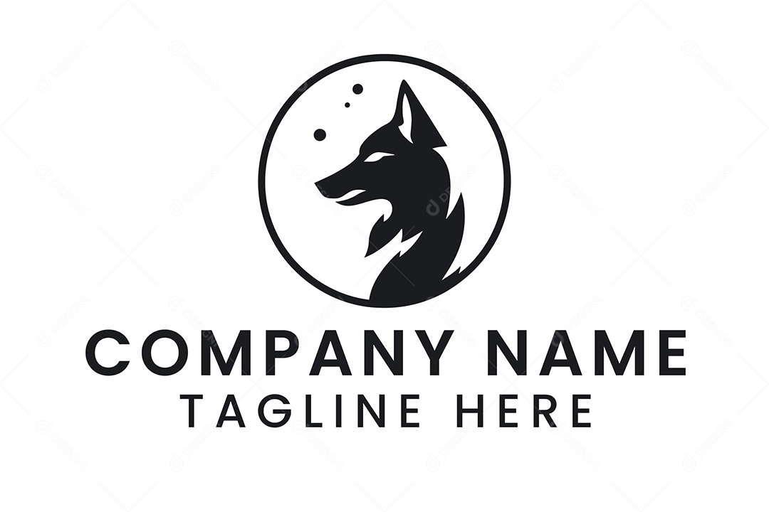 Modelo de Logotipo PNG + AI Editável