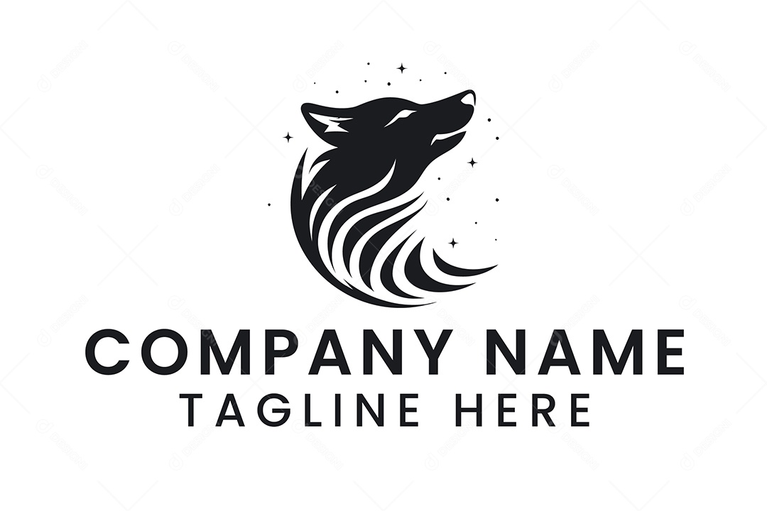 Modelo de Logotipo PNG + AI Editável