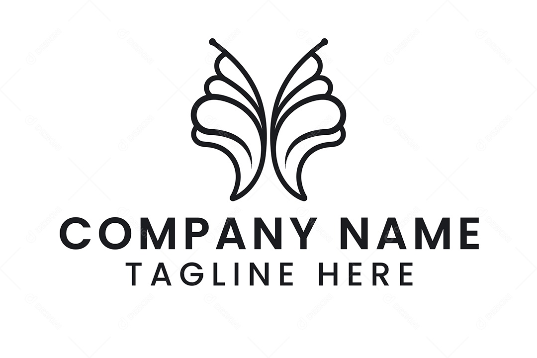 Modelo de Logotipo PNG + AI Editável