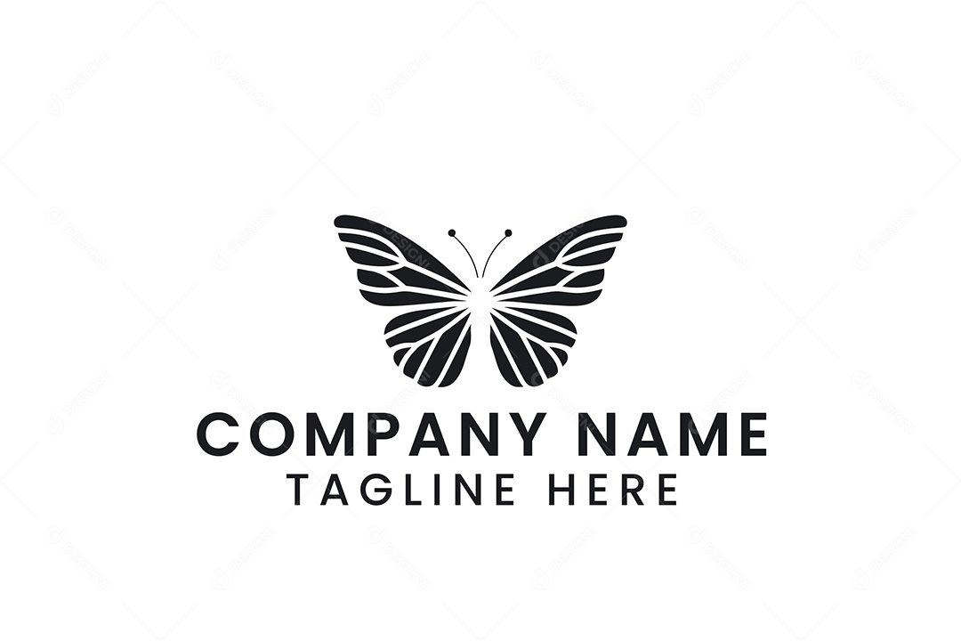 Modelo de Logotipo PNG + AI Editável