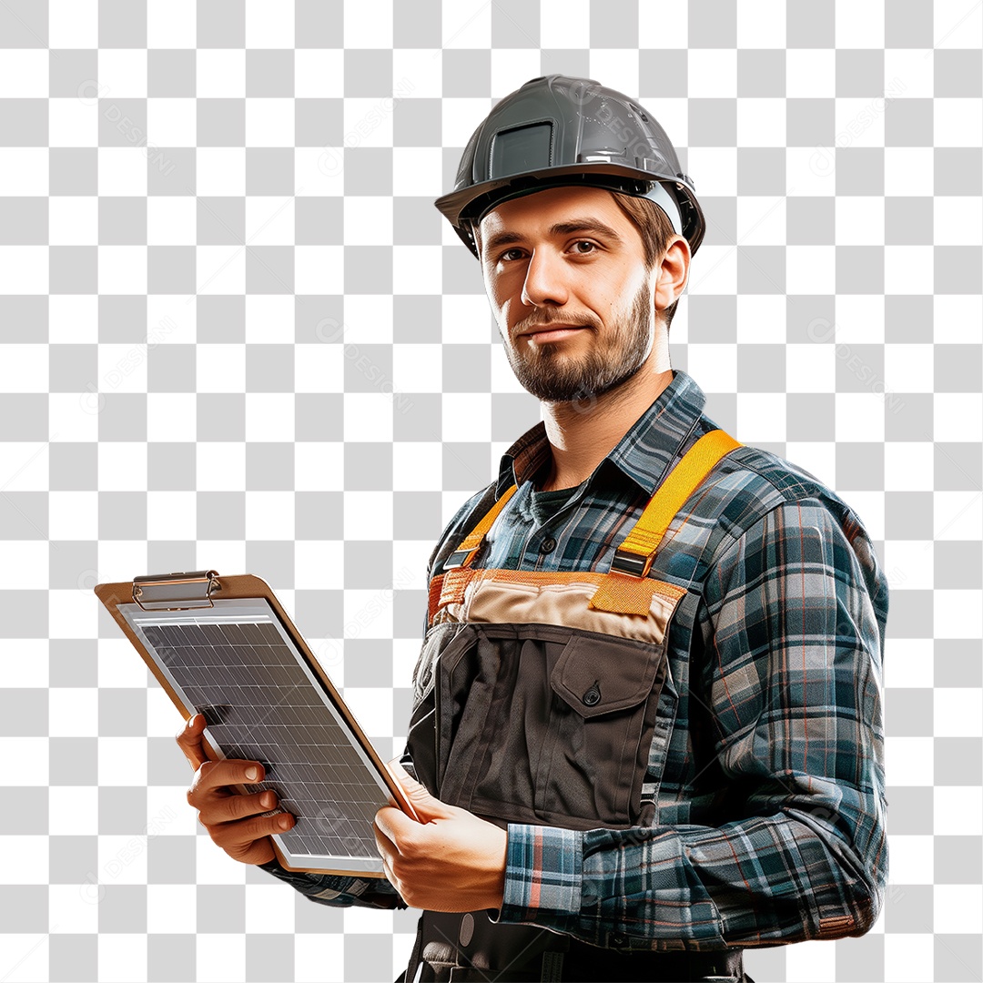 Trabalhador Homem Engenheiro Eletricista Arquiteto Construtor PNG Transparente